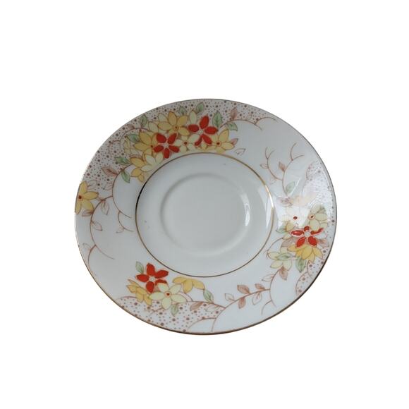 Vintage Fine Bone Bell China England Teacup And Saucer Set Floral Design - Picture 2 of 6